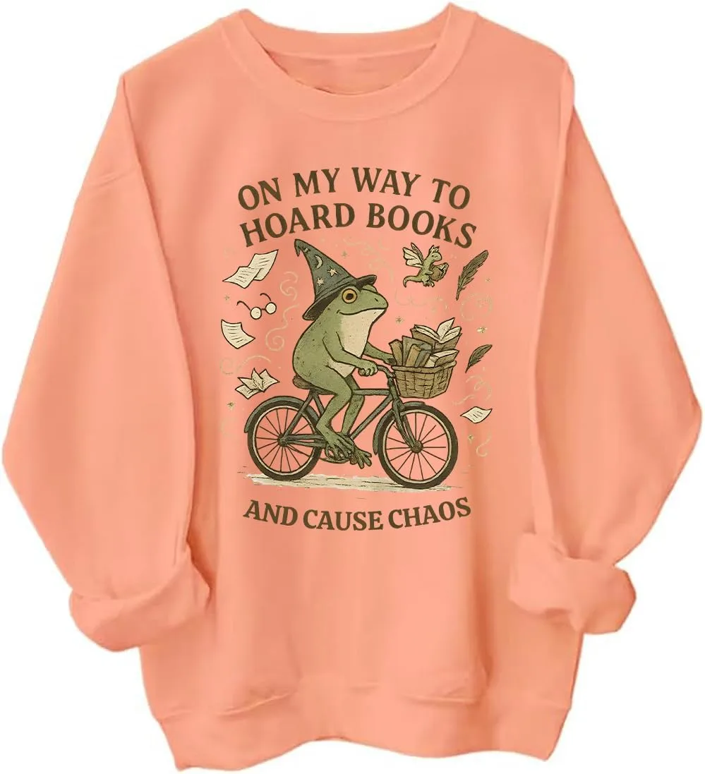 Толстовка On My Way To Hoard Books Frog BTGRL
Толстовка On My Way To Hoard Books Frog BTGRL