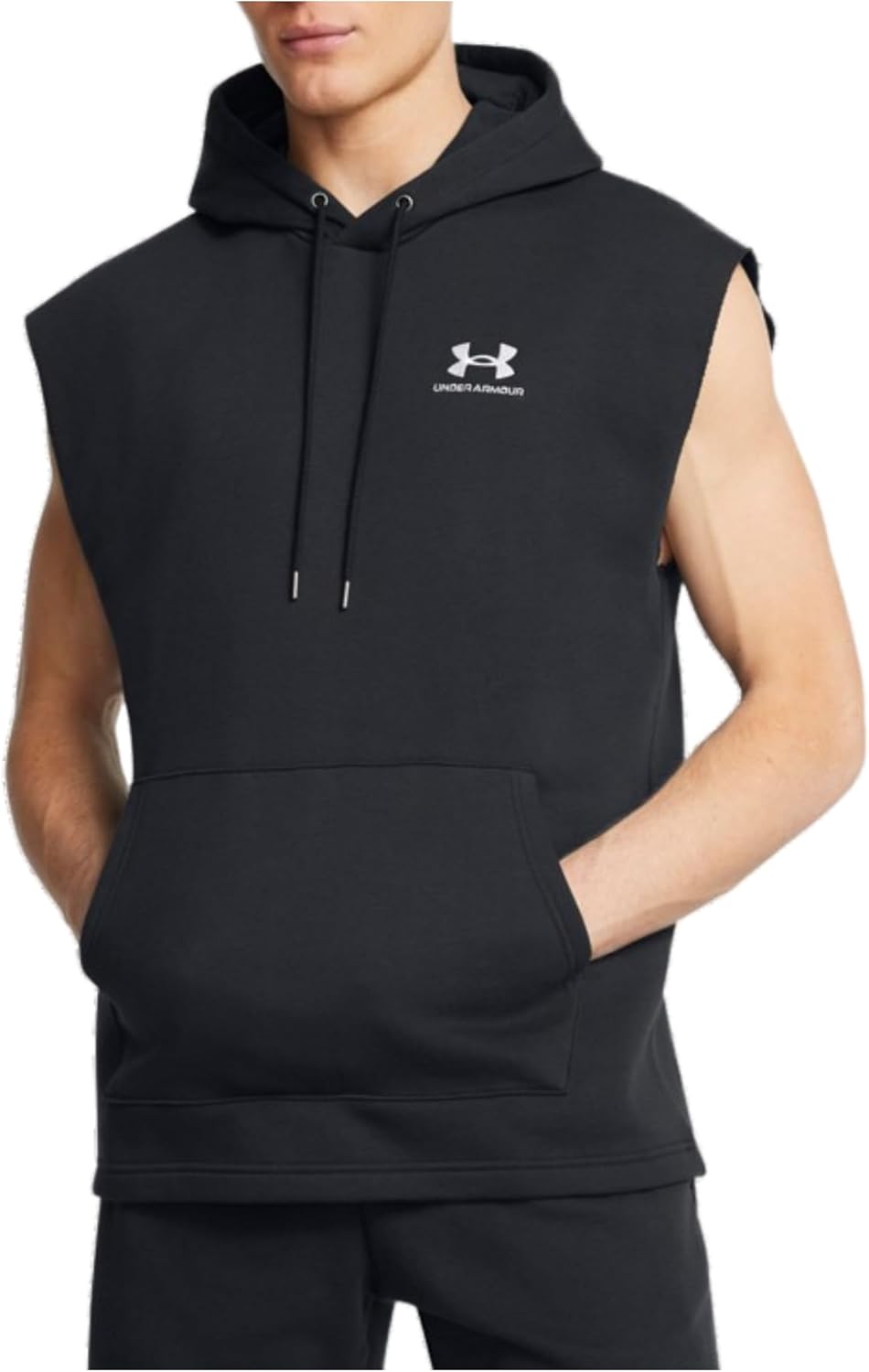 Толстовка без рукавов Under Armour Icon из флиса - мужская (черная/белая), Black/White - 001
Толстовка без рукавов Under Armour Icon из флиса - мужская (черная/белая), Black/White - 001