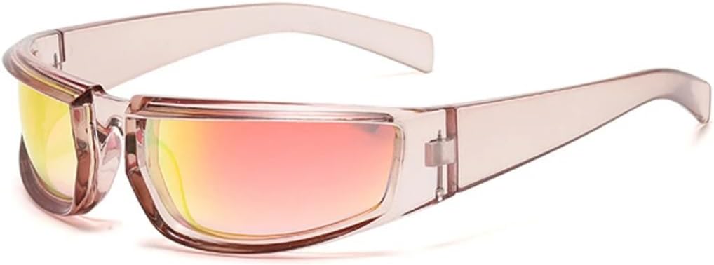 Ретро-панк женские солнцезащитные очки, модные разноцветные зеркальные очки с защитой от УФ-излучения UV400, мужские очки для активного отдыха и вождения UUPTTPL, Champagne Red Mirror
Ретро-панк женские солнцезащитные очки, модные разноцветные зеркальные очки с защитой от УФ-излучения UV400, мужские очки для активного отдыха и вождения UUPTTPL, Champagne Red Mirror