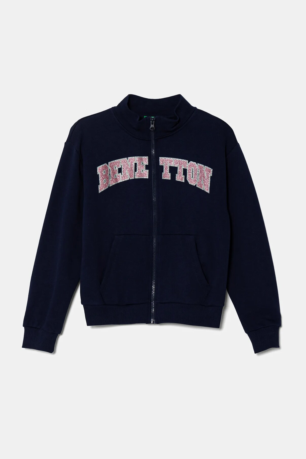 Детская хлопковая толстовка United Colors Of Benetton, темно-синий 
Детская хлопковая толстовка United Colors Of Benetton, темно-синий