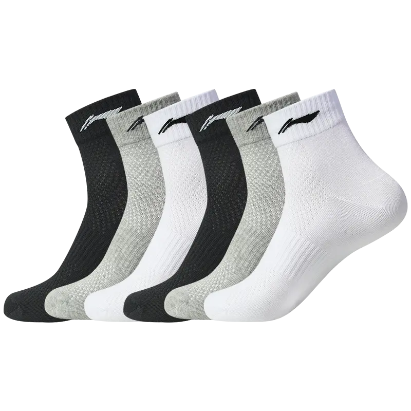 Носки до середины икры унисекс белые LINING, черный белый серый(6 Pack)
Носки до середины икры унисекс белые LINING, черный белый серый(6 Pack)