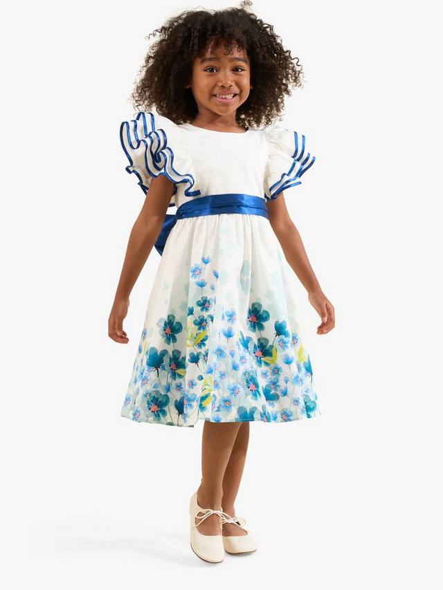 Детское платье Emilie с принтом по краю и завязкой Angel & Rocket, White/Multi
Детское платье Emilie с принтом по краю и завязкой Angel & Rocket, White/Multi