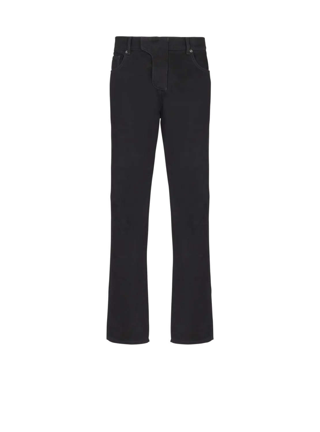 Джинсы прямого кроя из денима Balmain, черный
Джинсы прямого кроя из денима Balmain, черный