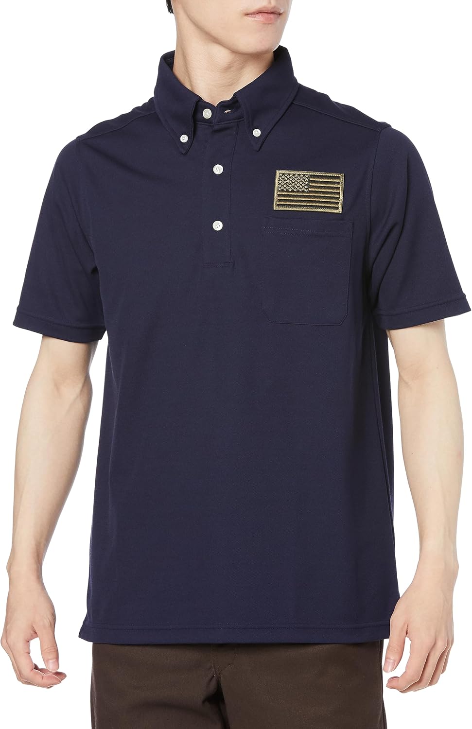 Поло F-Style F-SD021123, эмблема армии США, влагоотводящая, быстросохнущая, с карманами, на пуговицах, с коротким рукавом, темно-синяя
Поло F-Style F-SD021123, эмблема армии США, влагоотводящая, быстросохнущая, с карманами, на пуговицах, с коротким рукавом, темно-синяя