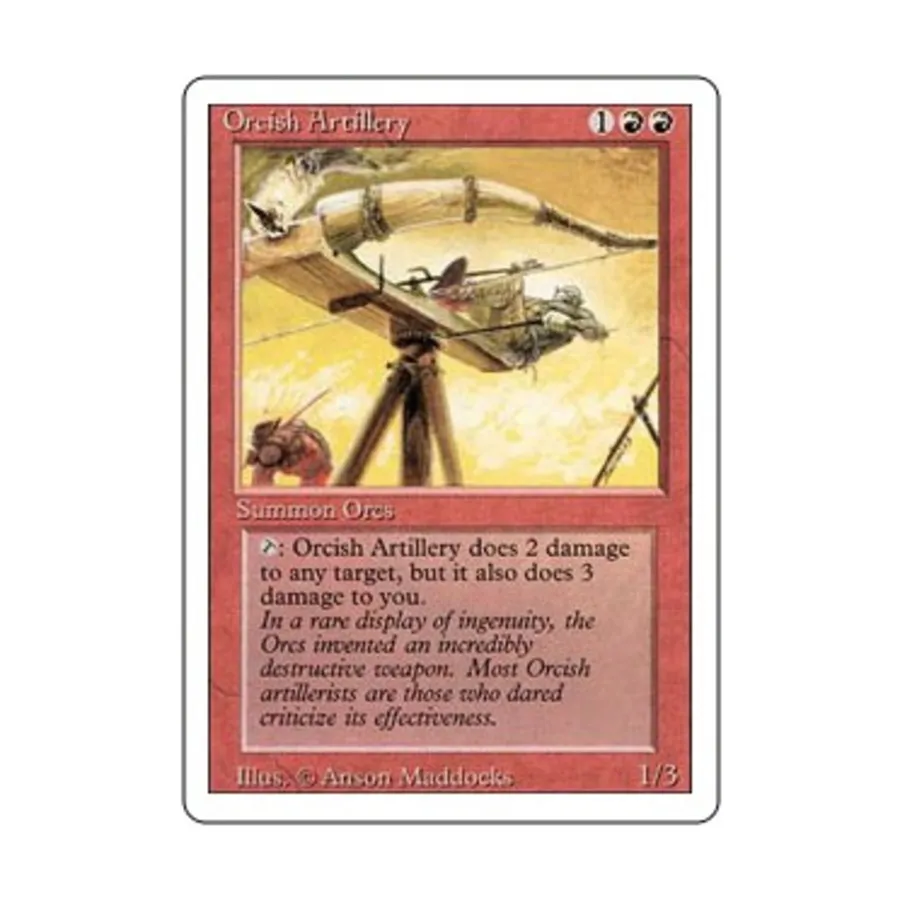 CCG Орочья артиллерия (U), MTG - 3rd Edition (Revised)
CCG Орочья артиллерия (U), MTG - 3rd Edition (Revised)
