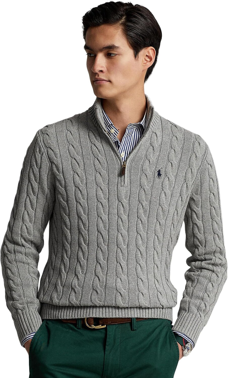 Свитер Long Sleeve Cotton Cable 1/2 Zip Polo Ralph Lauren, цвет Fawn Grey Heather
Свитер Long Sleeve Cotton Cable 1/2 Zip Polo Ralph Lauren, цвет Fawn Grey Heather