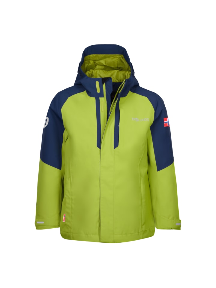 Trollkids Функциональная куртка Skaland в цвете киви/мистический синий
Trollkids Функциональная куртка Skaland в цвете киви/мистический синий