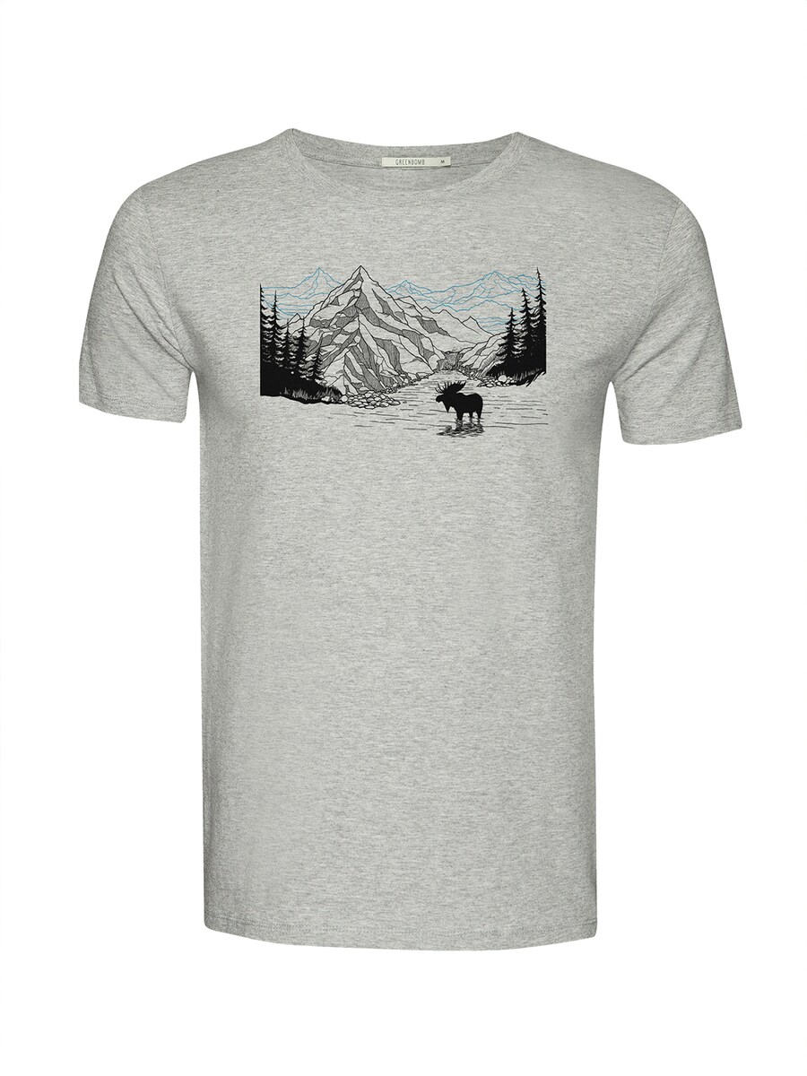 Рубашка GREENBOMB Nature Moose Mountain, светло-серый
Рубашка GREENBOMB Nature Moose Mountain, светло-серый