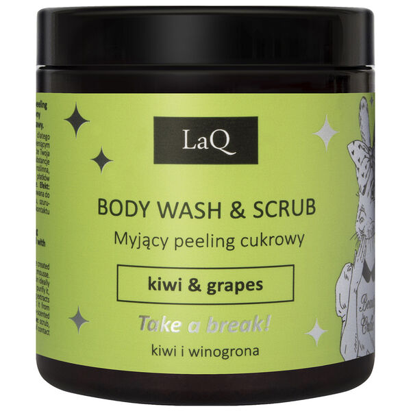 Натуральный скраб для тела, 200 мл Laq Kiwi i winogrono
Натуральный скраб для тела, 200 мл Laq Kiwi i winogrono