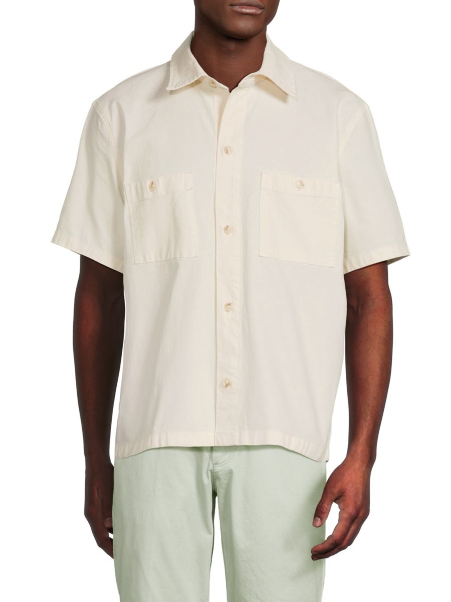 Рубашка из хлопковой смеси для похода Hudson Jeans, белый
Рубашка из хлопковой смеси для похода Hudson Jeans, белый