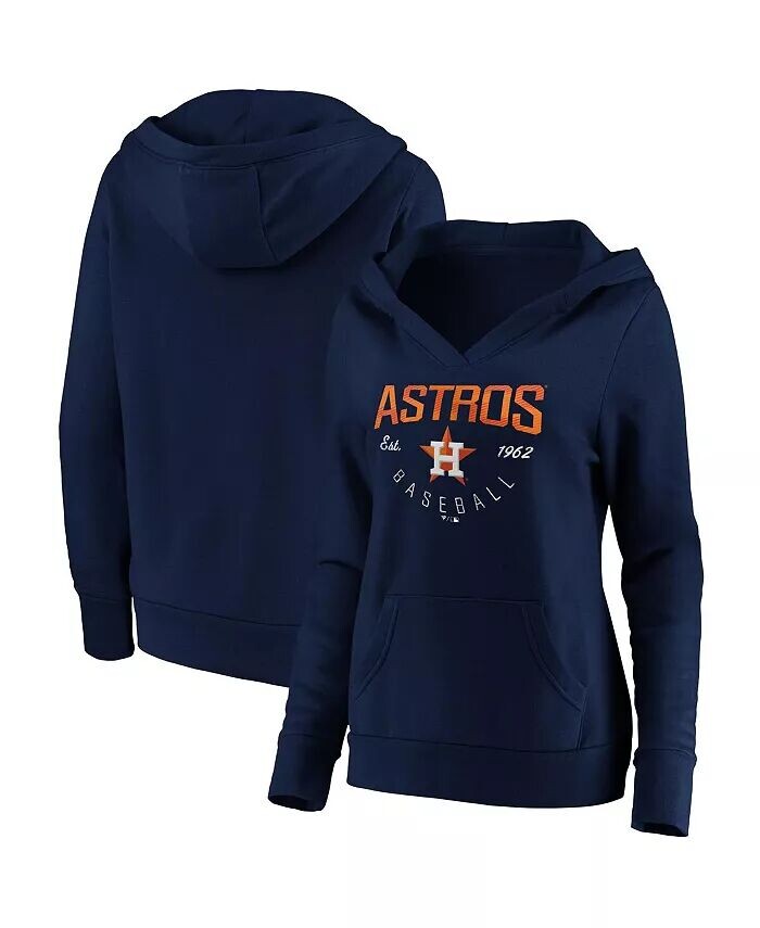 Женский темно-синий пуловер с капюшоном Houston Astros Core Live For It с v-образным вырезом Fanatics, синий
Женский темно-синий пуловер с капюшоном Houston Astros Core Live For It с v-образным вырезом Fanatics, синий