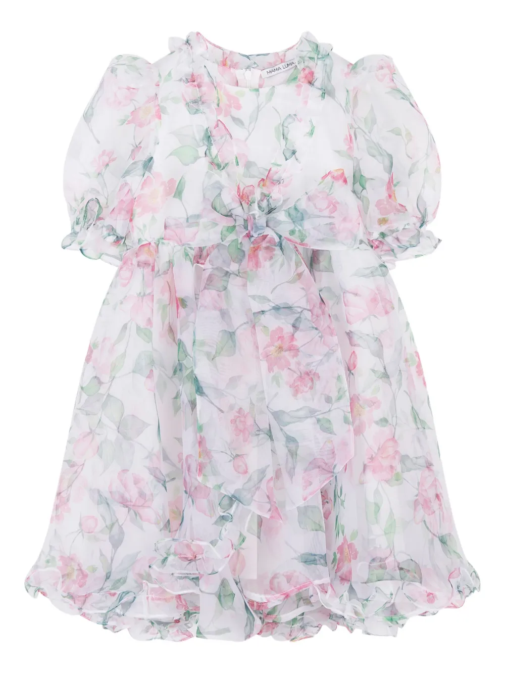 Платье с цветочным принтом и оборками MAMA LUMA KIDS, белый
Платье с цветочным принтом и оборками MAMA LUMA KIDS, белый