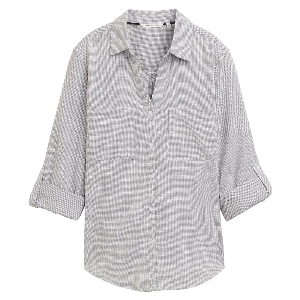 Блуза Tom Tailor With Slub Structure 1035247 blouse, серый
Блуза Tom Tailor With Slub Structure 1035247 blouse, серый