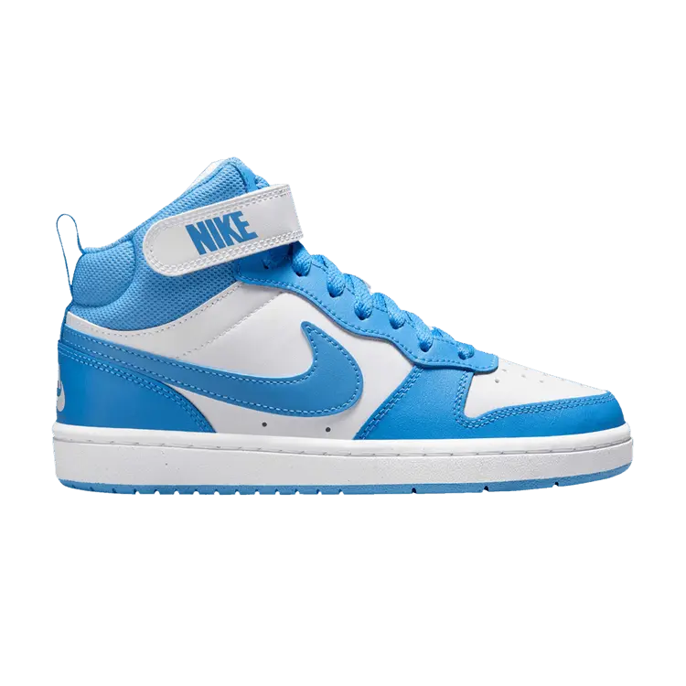 Кроссовки Court Borough Mid 2 GS 'White Blue Beyond', синий 
Кроссовки Court Borough Mid 2 GS 'White Blue Beyond', синий