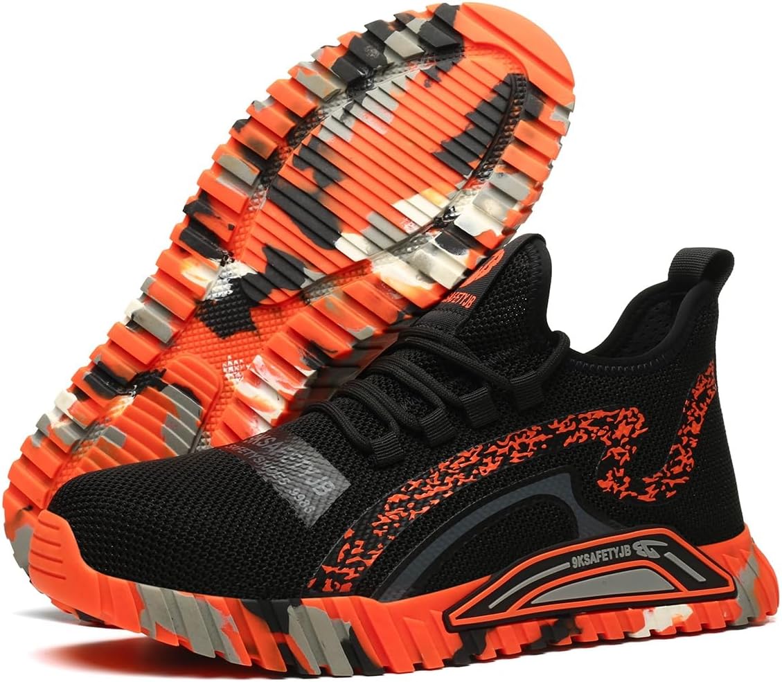 Стальные ботинки с защитой от ударов и проколов, дышащие защитные ботинки, легкие противоскользящие производственные ботинки, удобные защитные кроссовки для приключений (серые, 9.5) Hancha
Стальные ботинки с защитой от ударов и проколов, дышащие защитные ботинки, легкие противоскользящие производственные ботинки, удобные защитные кроссовки для приключений (серые, 9.5) Hancha