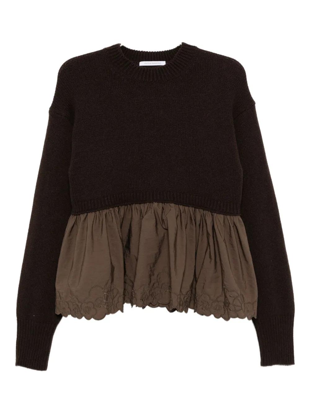 Джемпер Бера Cecilie Bahnsen, коричневый
Джемпер Бера Cecilie Bahnsen, коричневый