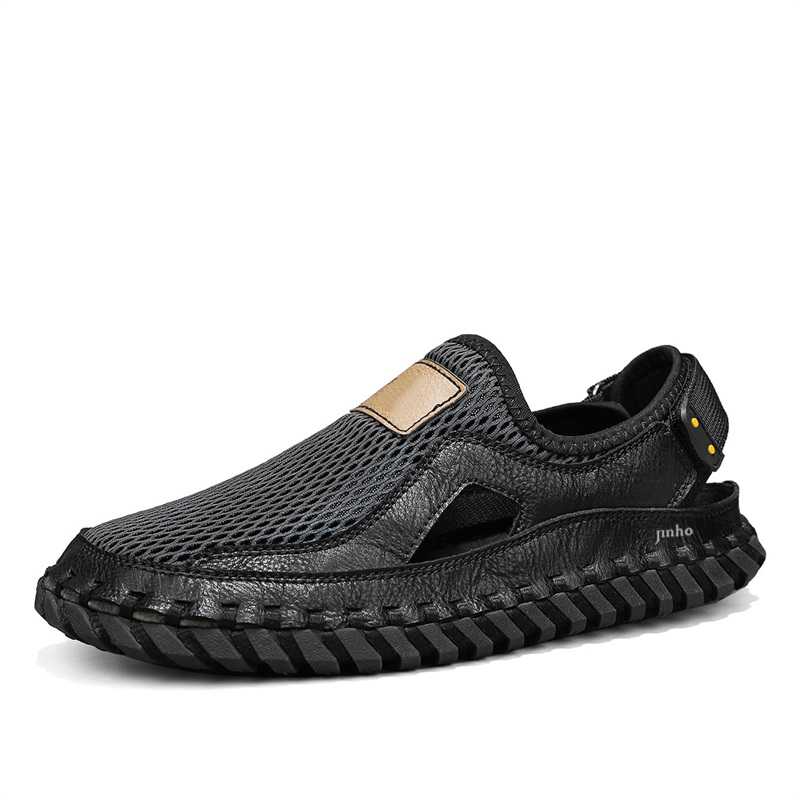 Jinho Пляжные сандалии мужские коричневые и черные, цвет Black
Jinho Пляжные сандалии мужские коричневые и черные, цвет Black