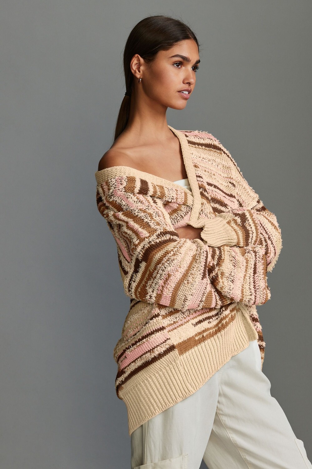 Вязаный кардиган Next, нейтральный
Вязаный кардиган Next, нейтральный