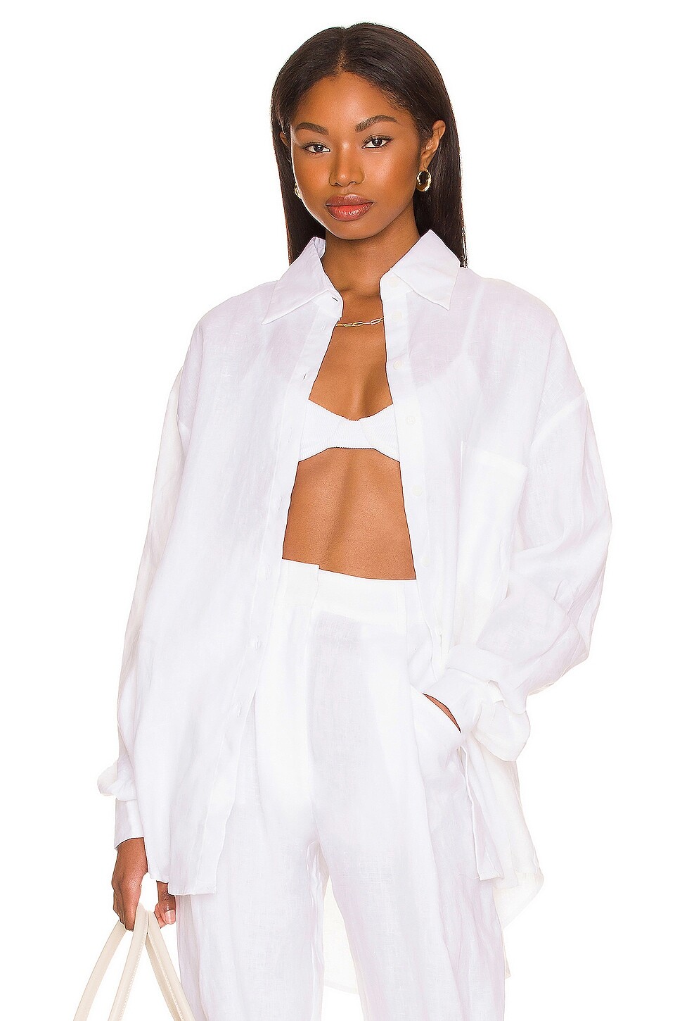 Рубашка AEXAE Linen Woven, белый 
Рубашка AEXAE Linen Woven, белый