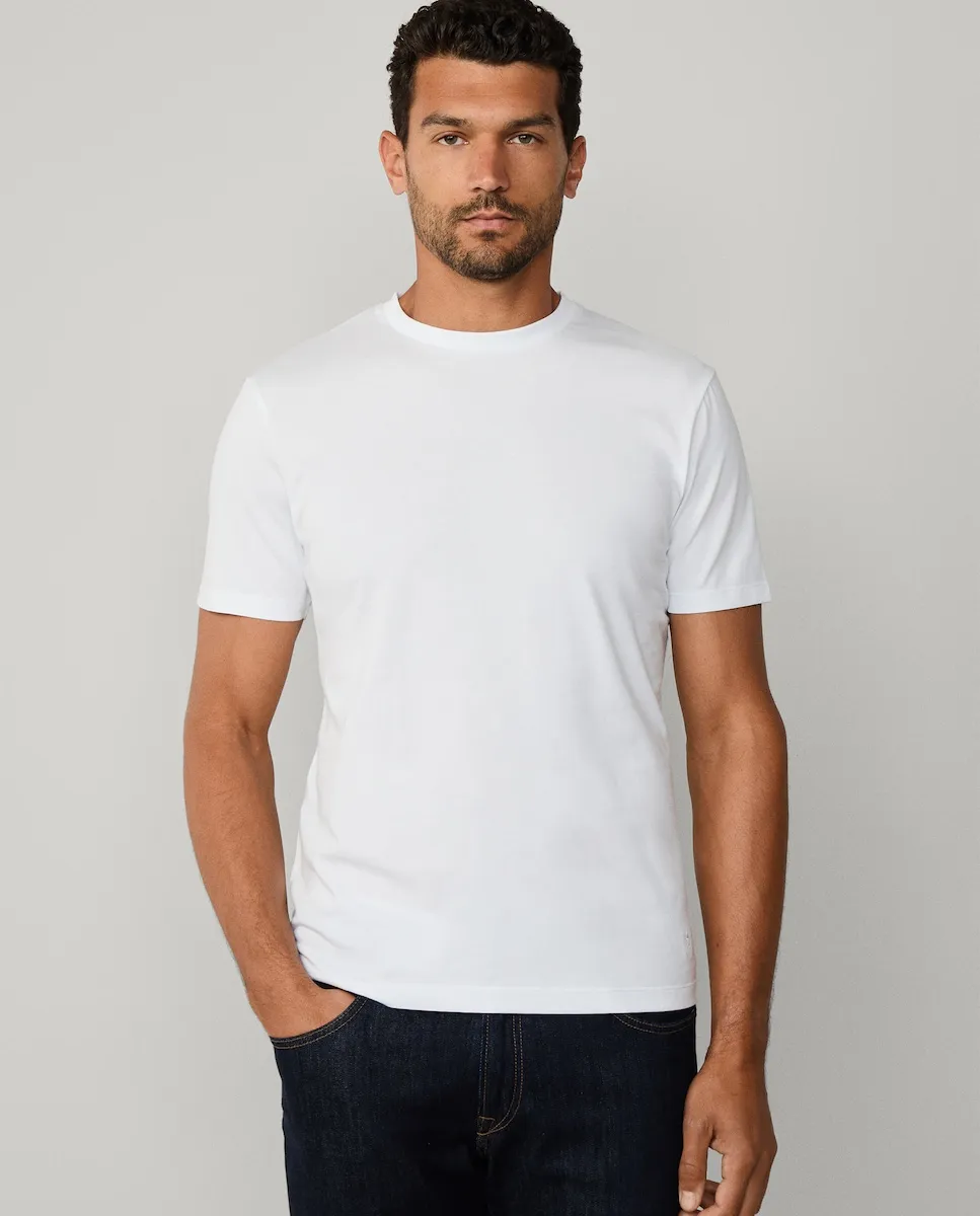 Мужская футболка классического кроя с коротким рукавом Hackett, белый
Мужская футболка классического кроя с коротким рукавом Hackett, белый