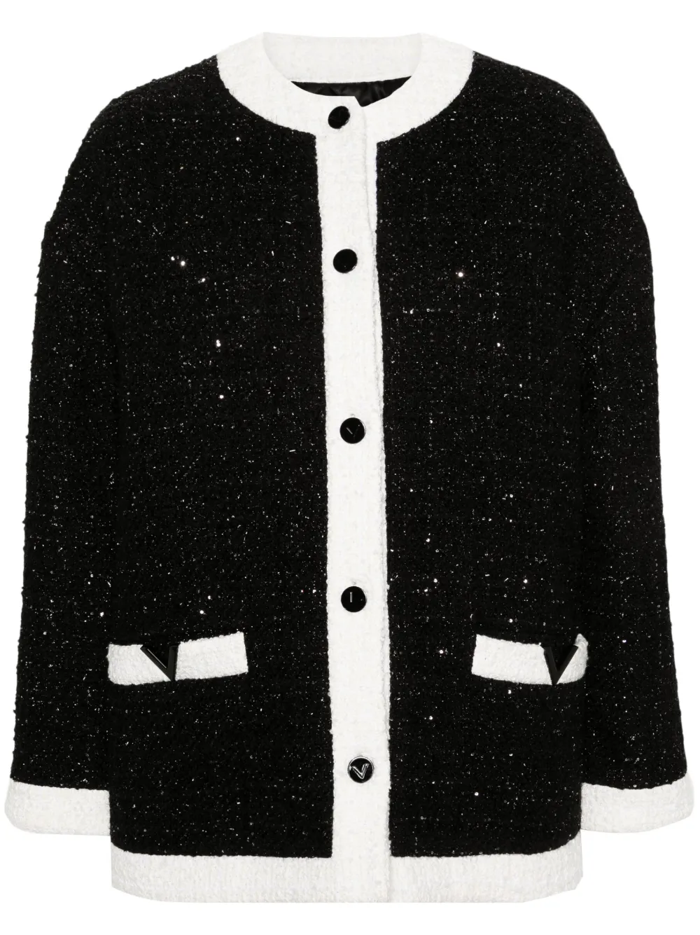 Твидовый жакет с пайетками VALENTINO GARAVANI, черный
Твидовый жакет с пайетками VALENTINO GARAVANI, черный