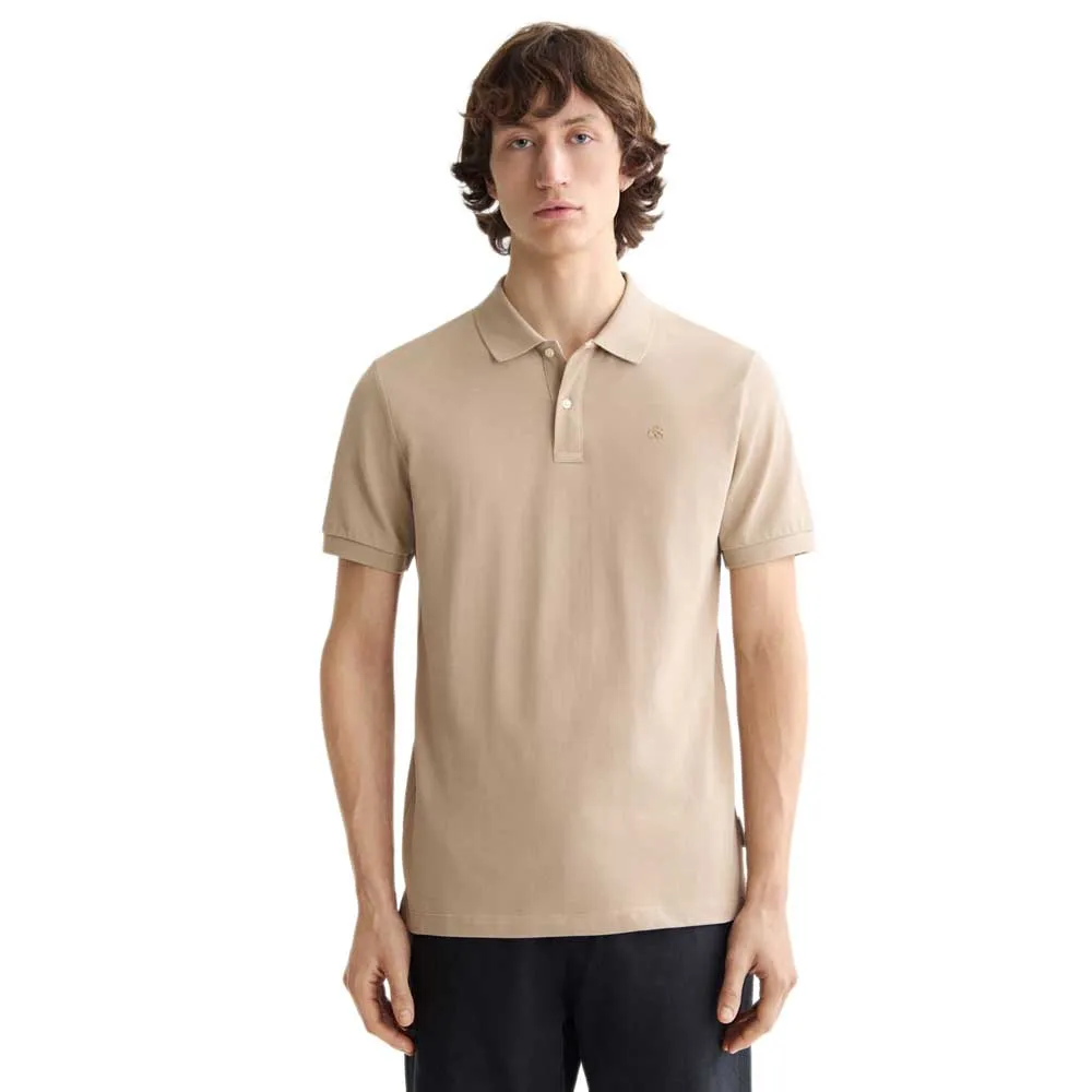Поло с коротким рукавом Scotch & Soda Seasonal Core Regular Fit, бежевый
Поло с коротким рукавом Scotch & Soda Seasonal Core Regular Fit, бежевый