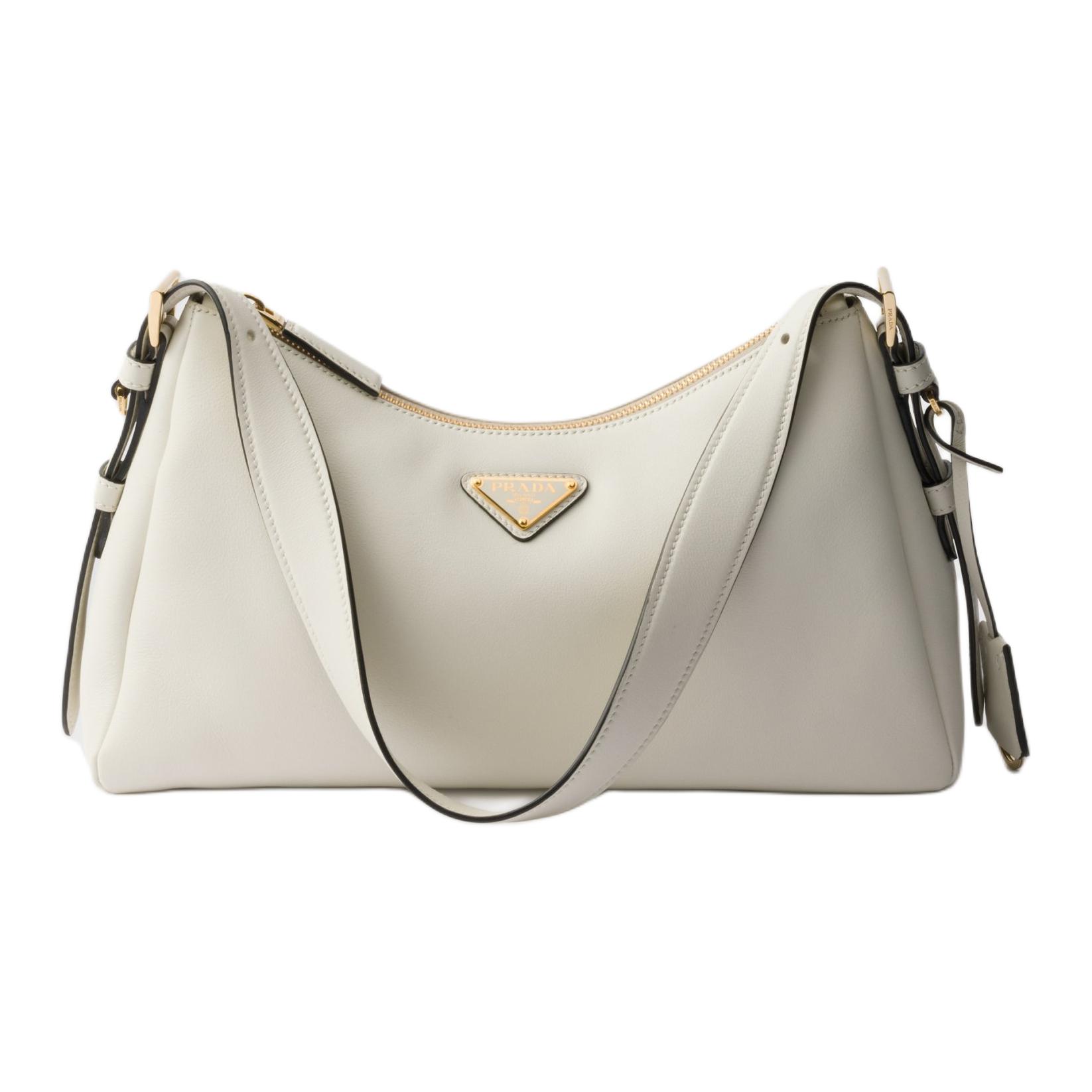 PRADA Кожаная сумка, средняя женская сумка через плечо белая
PRADA Кожаная сумка, средняя женская сумка через плечо белая