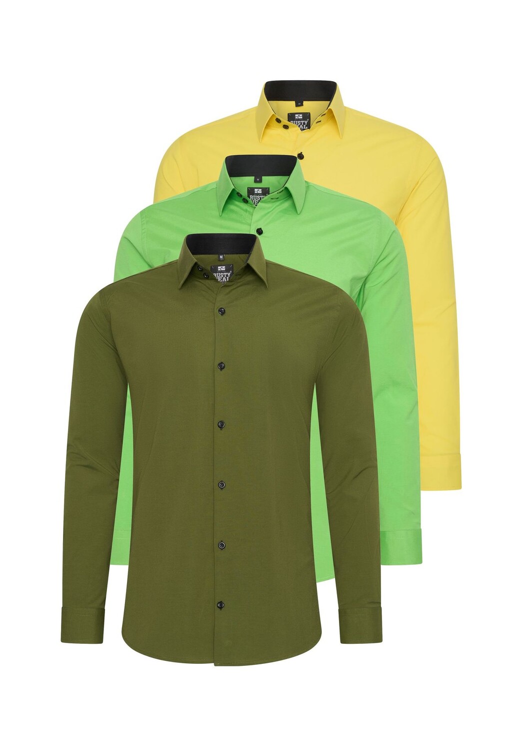 Рубашка (3 шт) с длинными рукавами, приталенного кроя RUSTY NEAL, зеленый
Рубашка (3 шт) с длинными рукавами, приталенного кроя RUSTY NEAL, зеленый