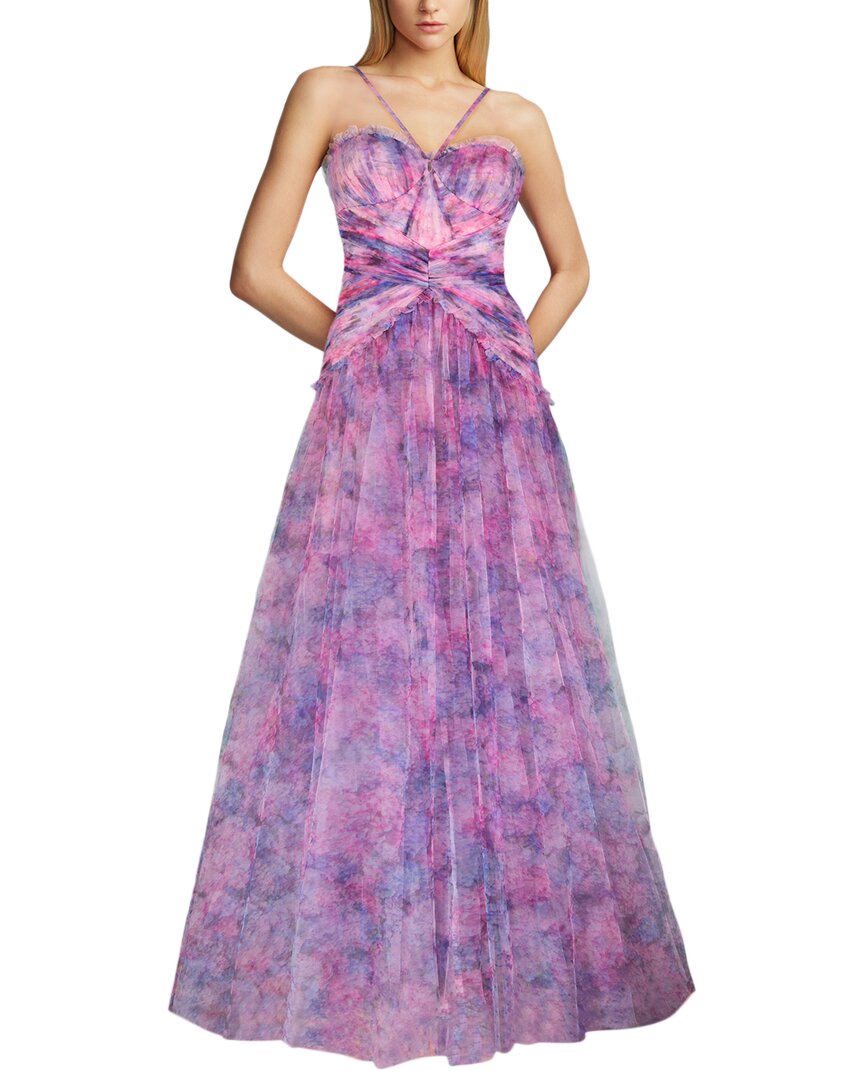 Платье Zac Posen на бретелях из тюля, розовый
Платье Zac Posen на бретелях из тюля, розовый