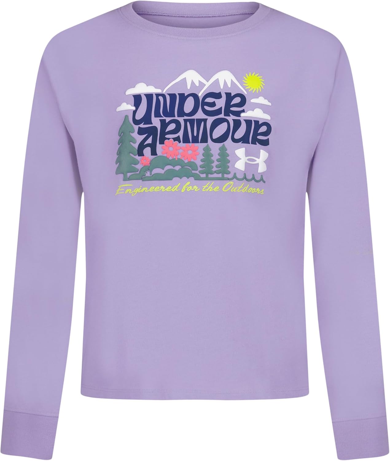 Under Armour футболка для девочек, короткий рукав, круглый вырез, легкая и дышащая, Lavendar Flower Mountain Tee
Under Armour футболка для девочек, короткий рукав, круглый вырез, легкая и дышащая, Lavendar Flower Mountain Tee