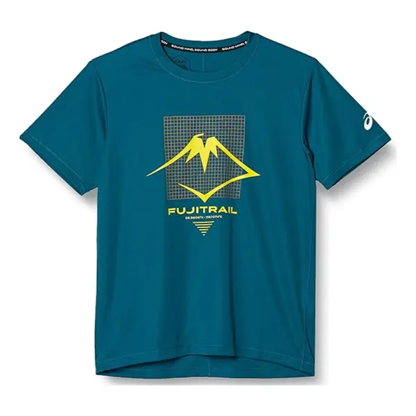 Футболка fujitrail logo ss top Asics, голубой
Футболка fujitrail logo ss top Asics, голубой