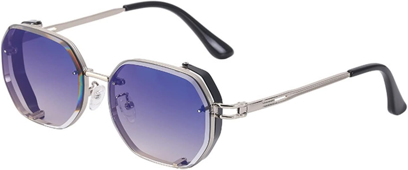 Солнцезащитные очки в стиле панк без оправы, маленькие, для мужчин и женщин, для активного отдыха, уличной фотосъемки, декоративные (Цвет: B, Размер: 1) 2027 года MTZJH, One Color
Солнцезащитные очки в стиле панк без оправы, маленькие, для мужчин и женщин, для активного отдыха, уличной фотосъемки, декоративные (Цвет: B, Размер: 1) 2027 года MTZJH, One Color