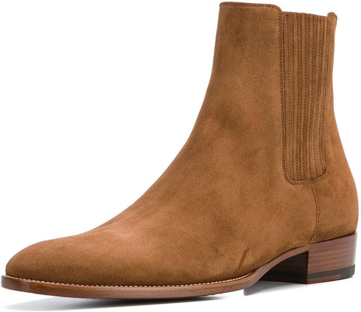 Мужские замшевые деловые ботинки Chelsea Santimon - ботинки на щиколотку с эластичной вставкой, без шнурков, для бизнес-кэжуал, выпускного, свадьбы, банкетов с смокингом, концертов и выходных, светло-коричневый
Мужские замшевые деловые ботинки Chelsea Santimon - ботинки на щиколотку с эластичной вставкой, без шнурков, для бизнес-кэжуал, выпускного, свадьбы, банкетов с смокингом, концертов и выходных, светло-коричневый