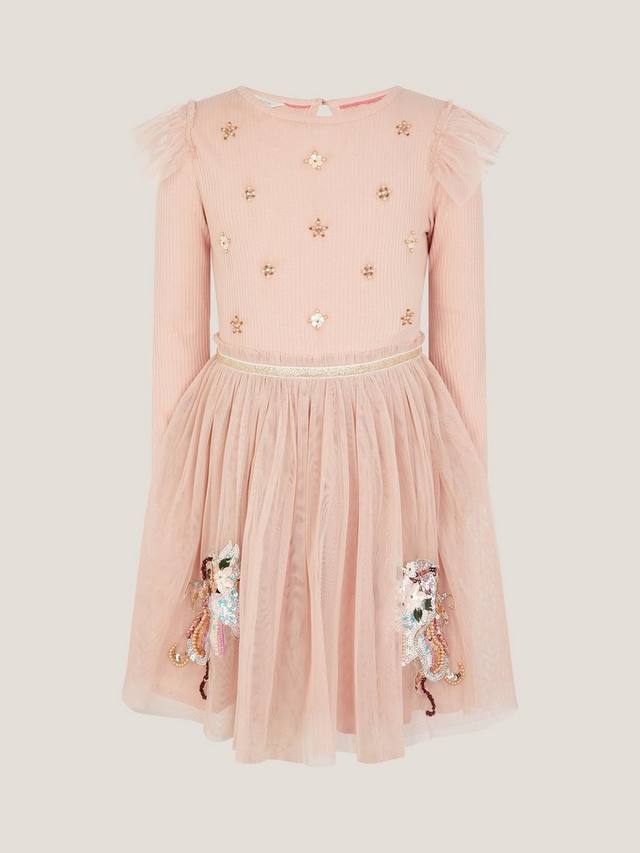 Детское платье с пайетками и фатой в стиле диско с единорогом Monsoon, Pink
Детское платье с пайетками и фатой в стиле диско с единорогом Monsoon, Pink