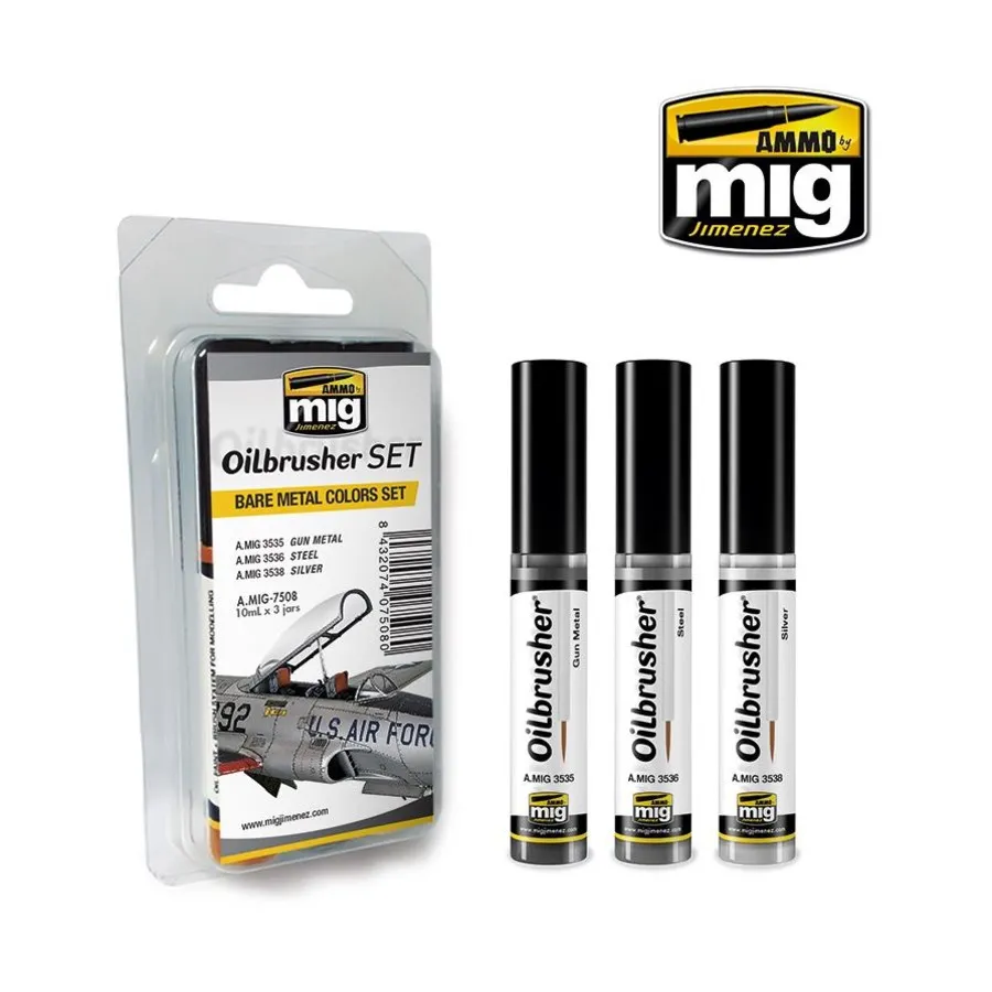 Набор цветов голого металла, Oilbrusher Sets
Набор цветов голого металла, Oilbrusher Sets