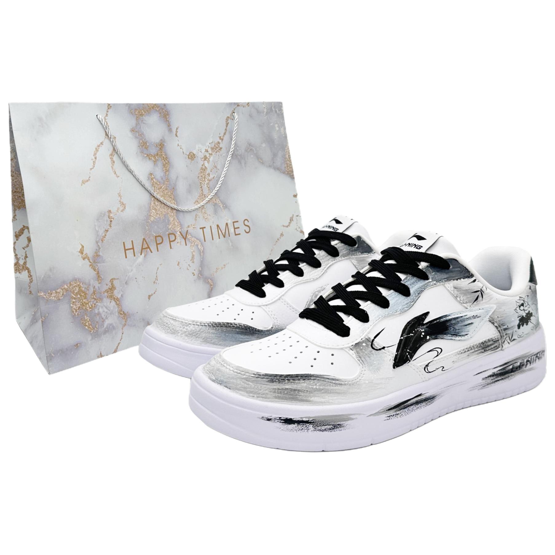 LINING Мужские низкие кеды slip resistant abrasion resistant черный белый
LINING Мужские низкие кеды slip resistant abrasion resistant черный белый