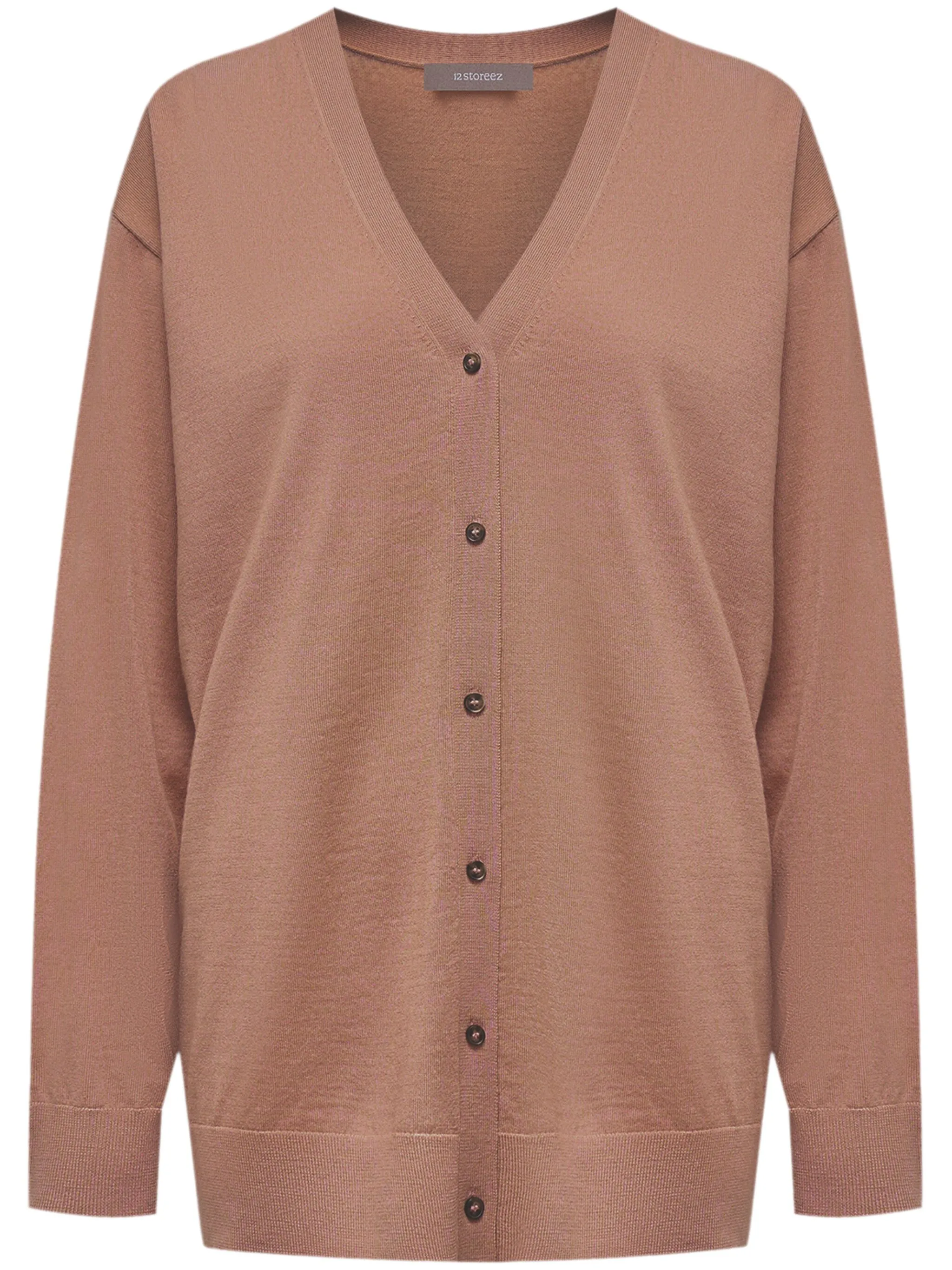 Кардиган из смеси шерсти мериноса и шелка 12 Storeez, розовый
Кардиган из смеси шерсти мериноса и шелка 12 Storeez, розовый