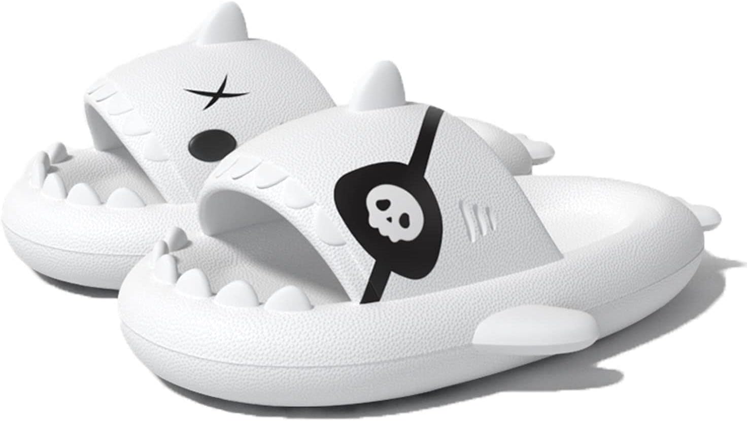 Тапочки Zureto New Pirate Shark, мода 2023, пиратские тапочки-акулы, унисекс для дома и улицы, белый
Тапочки Zureto New Pirate Shark, мода 2023, пиратские тапочки-акулы, унисекс для дома и улицы, белый