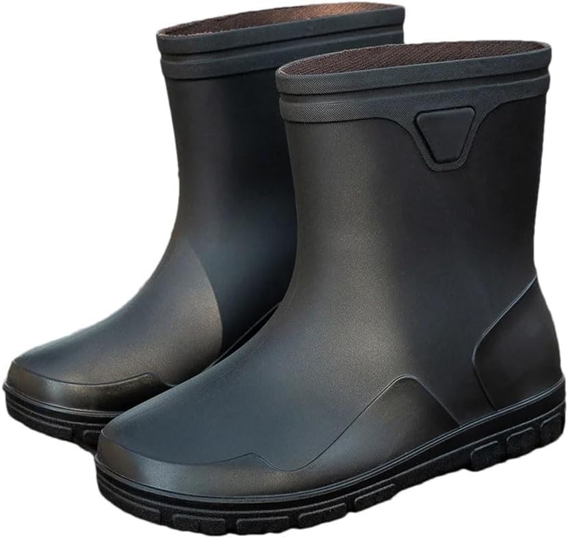 Мужские высокие дождевые сапоги Водонепроницаемые защитные однотонные дождевые сапоги Мужские резиновые ботинки Платформенные сапоги Generic, черный
Мужские высокие дождевые сапоги Водонепроницаемые защитные однотонные дождевые сапоги Мужские резиновые ботинки Платформенные сапоги Generic, черный