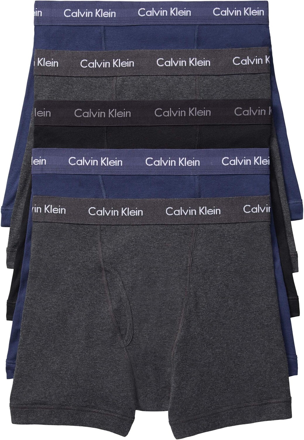 Комплект из 5 трусов-боксеров Cotton Classics Calvin Klein Underwear, цвет Black/Charcoal Heather/Blue Shadow
Комплект из 5 трусов-боксеров Cotton Classics Calvin Klein Underwear, цвет Black/Charcoal Heather/Blue Shadow
