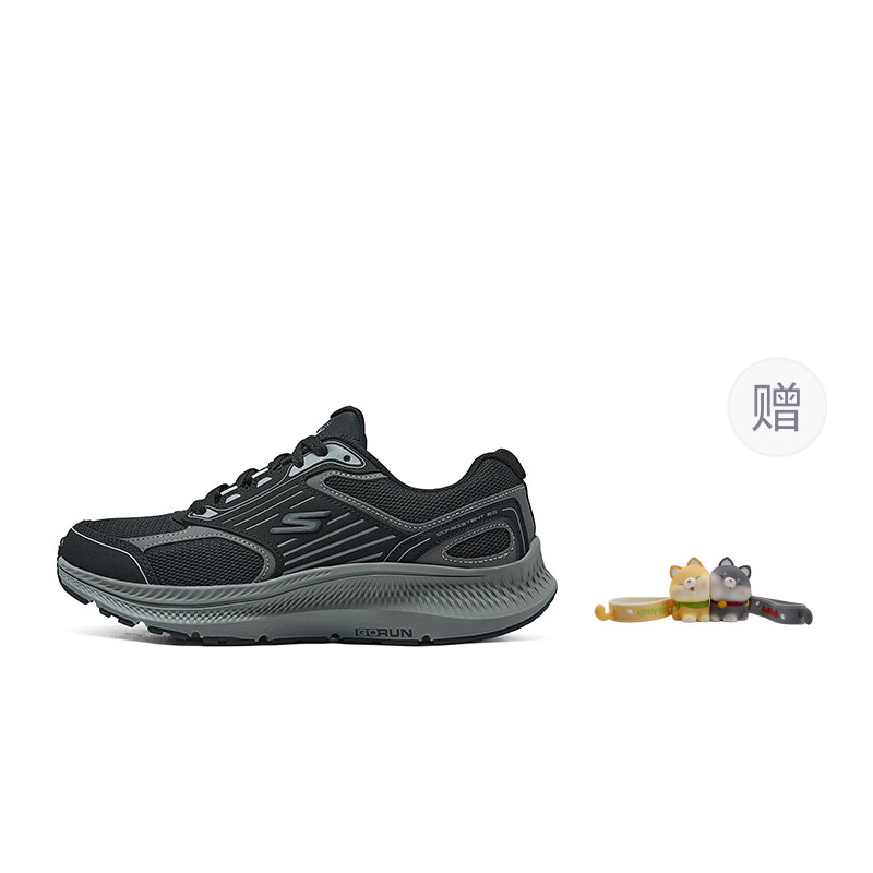 Кроссовки Go Run Consistent для бега мужские с низким верхом, черные/серые Skechers 
Кроссовки Go Run Consistent для бега мужские с низким верхом, черные/серые Skechers