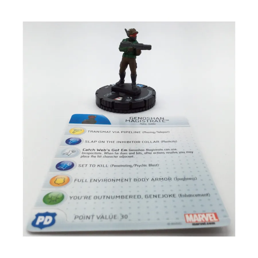 Геношаньский магистрат № 007 (C), Marvel HeroClix - Uncanny X-Men - Singles
Геношаньский магистрат № 007 (C), Marvel HeroClix - Uncanny X-Men - Singles