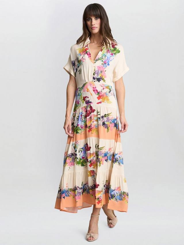 Сара платье-рубашка с цветочным принтом Gina Bacconi, Orange/Multi
Сара платье-рубашка с цветочным принтом Gina Bacconi, Orange/Multi