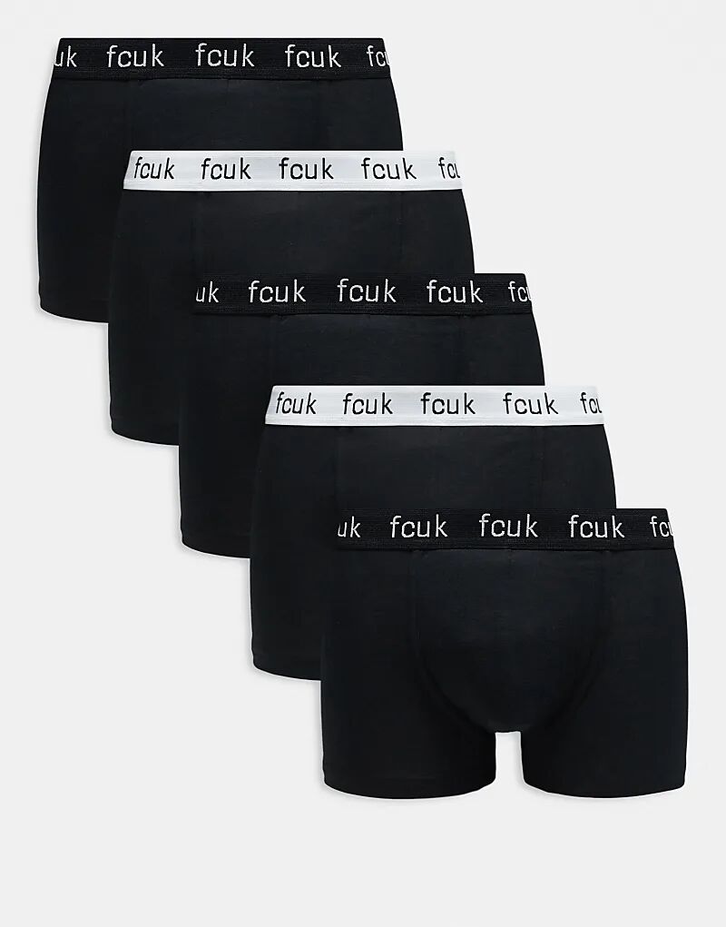 Упаковка из 5 пар трусов-боксеров French Connection из хлопка-стрейч белого цвета
Упаковка из 5 пар трусов-боксеров French Connection из хлопка-стрейч белого цвета