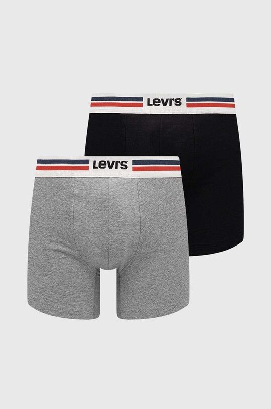 2 упаковки боксеров Levi's, черный
2 упаковки боксеров Levi's, черный