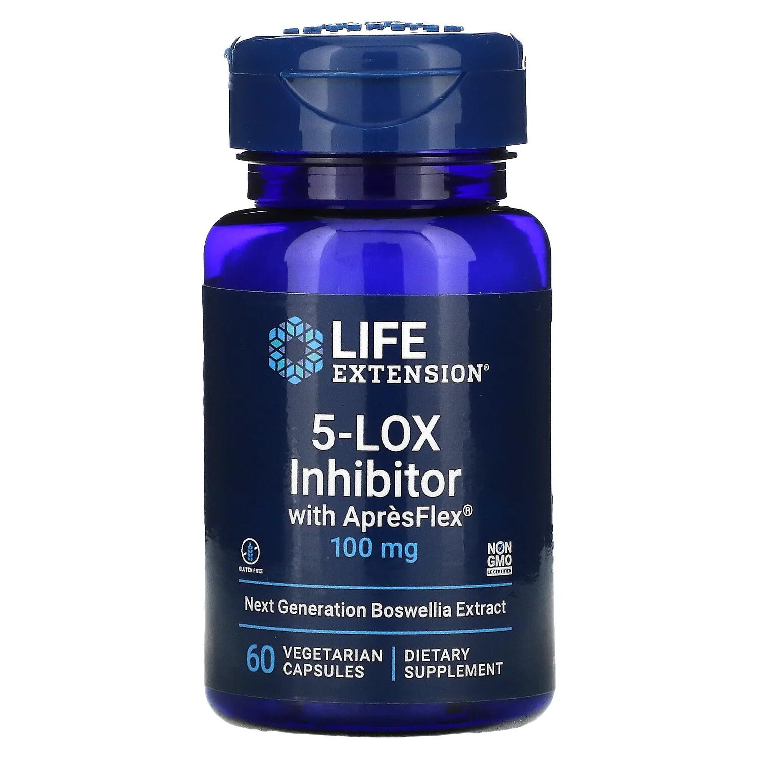 Life Extension 5-Lox Inhibitor with ApresFlex 100 mg 60 Vegetarian Capsules 
Life Extension 5-Lox Inhibitor with ApresFlex 100 mg 60 Vegetarian Capsules