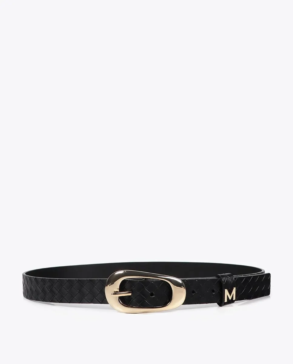 Женский ремень из искусственной кожи с плетеным эффектом Lola Casademunt, черный
Женский ремень из искусственной кожи с плетеным эффектом Lola Casademunt, черный