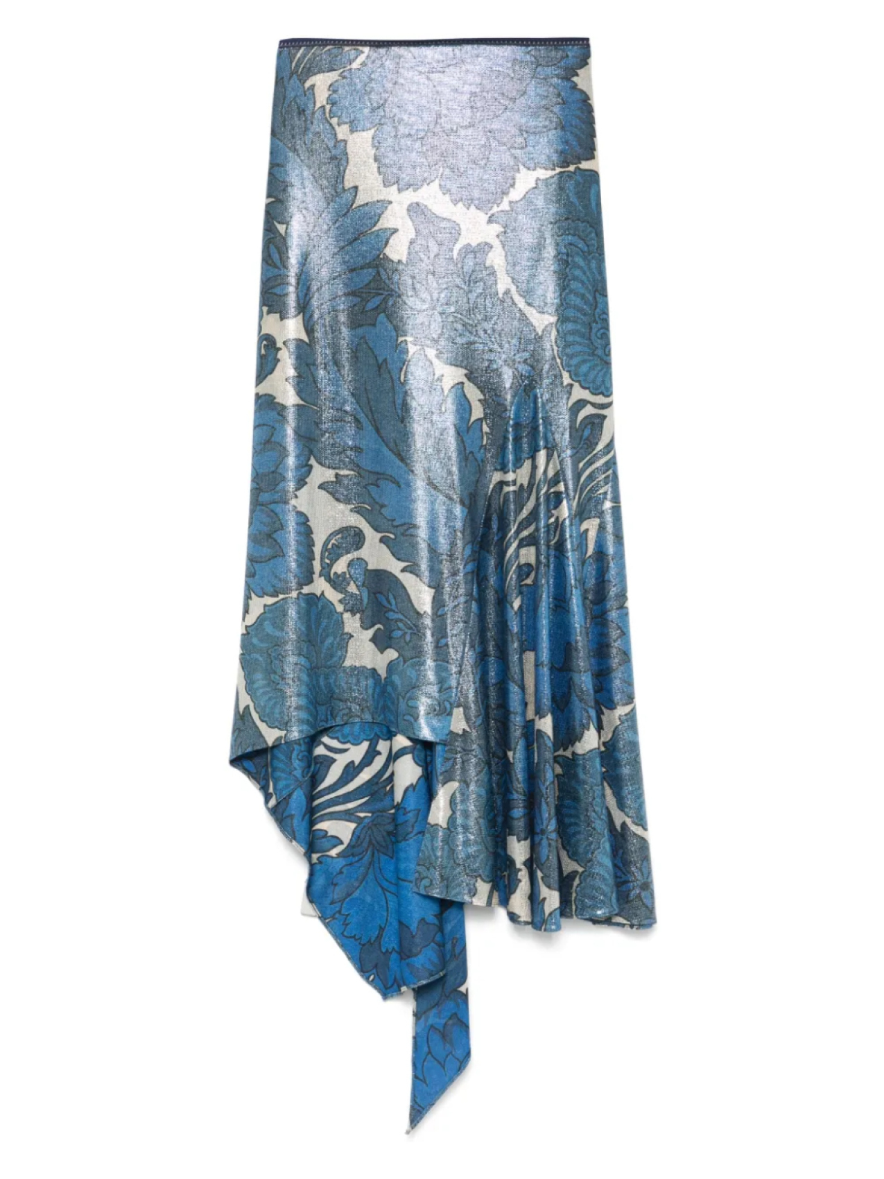 Асимметричная юбка с цветочным принтом ETRO, синий
Асимметричная юбка с цветочным принтом ETRO, синий