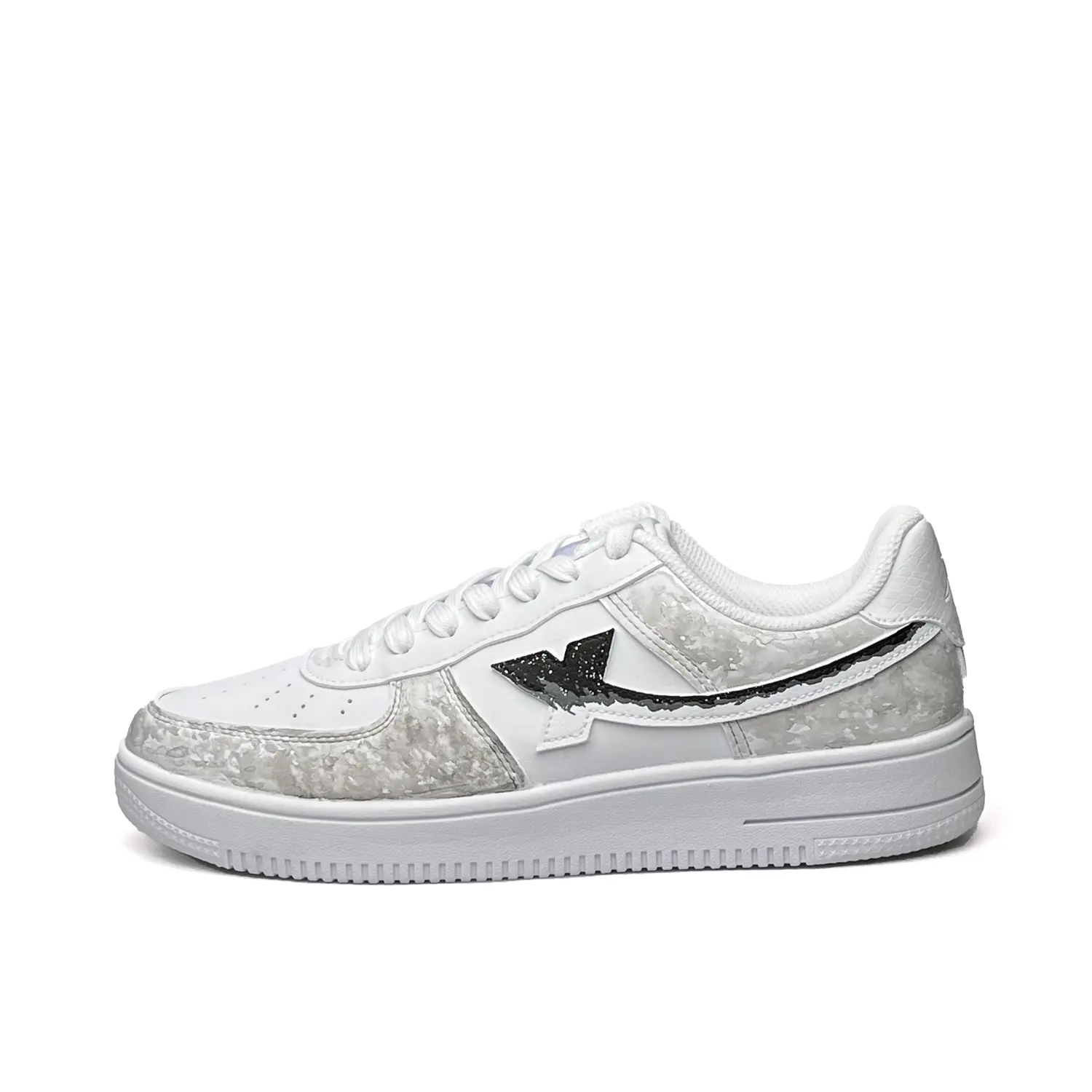 XTEP Кроссовки Air Force One Thermal Low Top для скейтбординга, мужские, белые, серые, черные 
XTEP Кроссовки Air Force One Thermal Low Top для скейтбординга, мужские, белые, серые, черные
