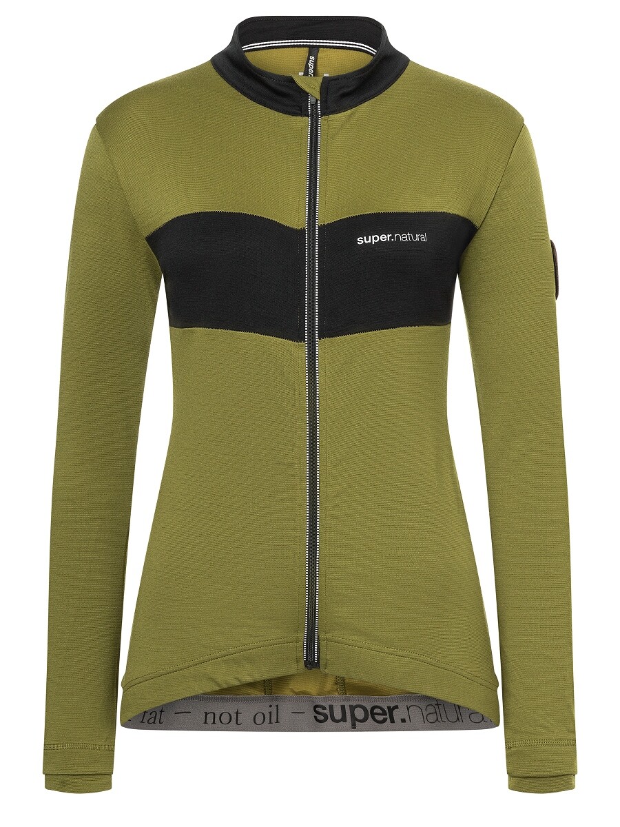 Лонгслив super.natural Merino Fahrradtrikot, оливково зелено черный
Лонгслив super.natural Merino Fahrradtrikot, оливково зелено черный